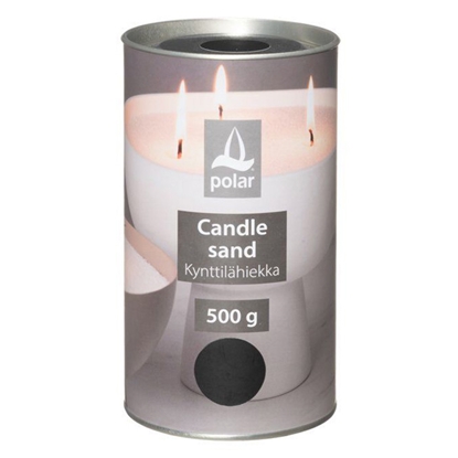 Picture of Sveču smiltis Polar melnas 500g