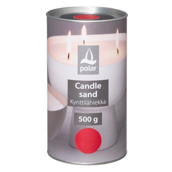 Изображение Sveču smiltis Polar sarkanas 500g