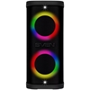 Picture of Sven Portable speaker SVEN PS-950, black, power output 2x80W (RMS), TWS, Bluetooth, IPx4, FM, USB, microSD, LED-display, lithium battery