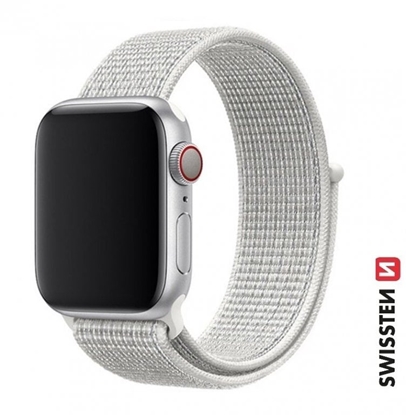 Attēls no Swissten Nylon Band for Apple Watch 42 / 44 / 45 / 49 mm