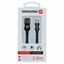Изображение Kabel USB Swissten USB-A - Lightning 2 m Czarny (8595217455696)