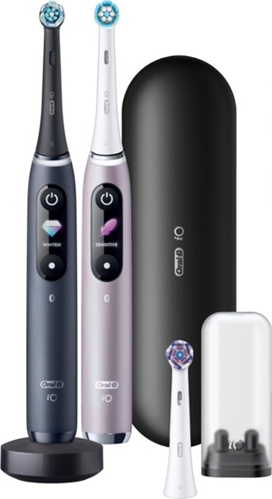 Picture of Szczoteczka Oral-B iO Series 9 Duo 2 szt. Black Onyx/Rose Quartz
