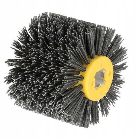 Picture of Szczotka nylonowa do satyniarki 120x100mm, gr 240