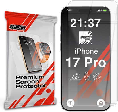Attēls no Szko hybrydowe GrizzGlass HybridGlass do Apple iPhone 17 Pro