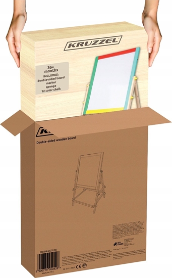 Picture of Tablica drewniana dwustronna Kruzzel 23546