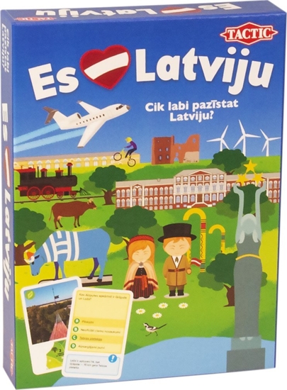 Picture of Tactic TACTIC Board game I love Latvia (In Latvian lang.)