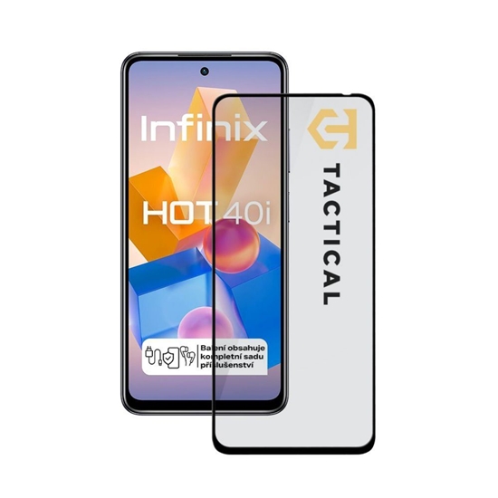 Изображение Tactical - Tactical Glass Shield 5D for Infinix Hot 40i Black