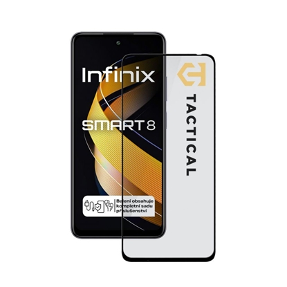 Attēls no Tactical Glass Shield 5D for Infinix Smart 8 Black