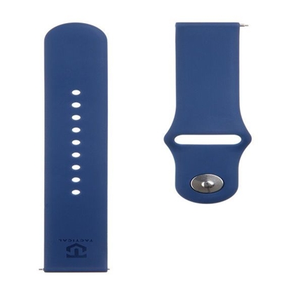Изображение Tactical 20mm Silicone Watch Strap Dark Blue