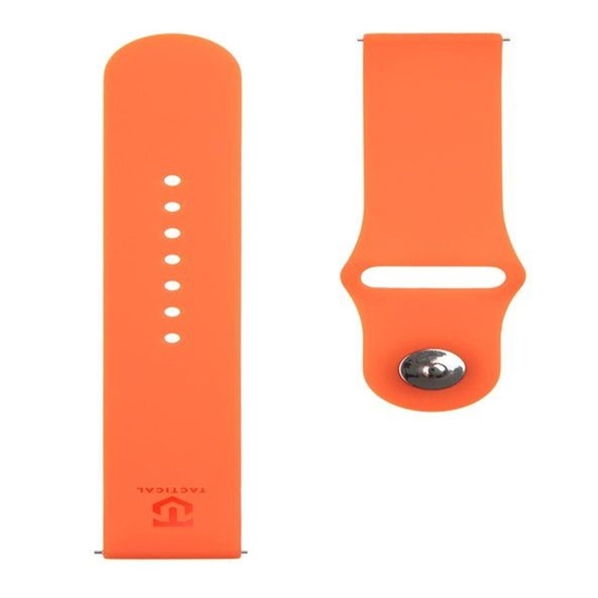 Picture of Tactical 22mm Silicone Watch Strap and Watch Band Orange