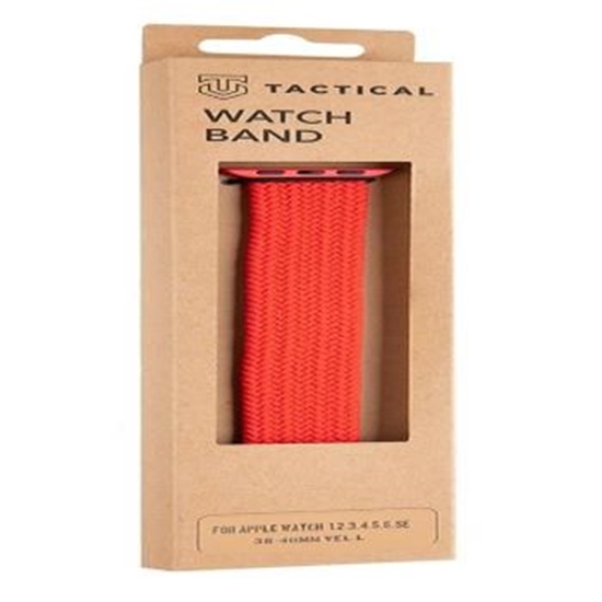Picture of Tactical Apple Watch 38mm / 40mm Size L Braided String Band Red