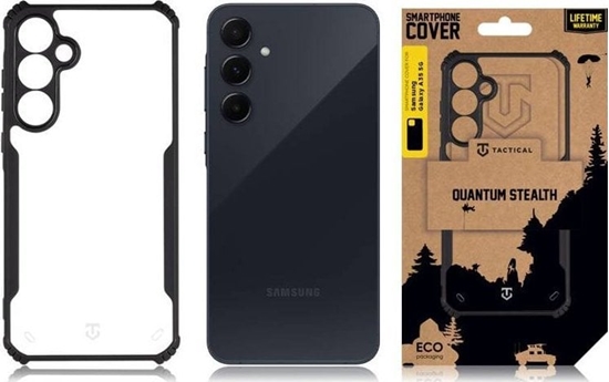 Picture of Tactical Tactical Quantum Stealth Cover for Samsung Galaxy A35 5G Clear/Black standard