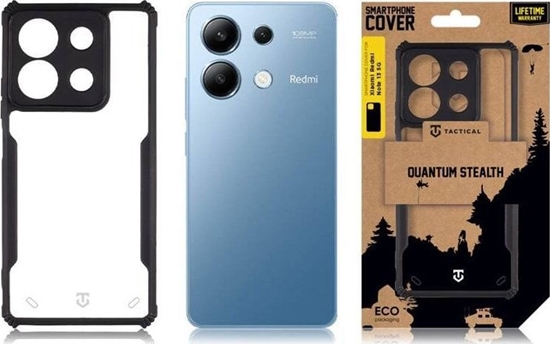 Picture of Tactical Tactical Quantum Stealth Cover for Xiaomi Redmi Note 13 5G Clear/Black standard