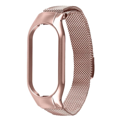 Picture of Tactical Xiaomi Loop Magnetic Steel Band Mi Band 7 Rose