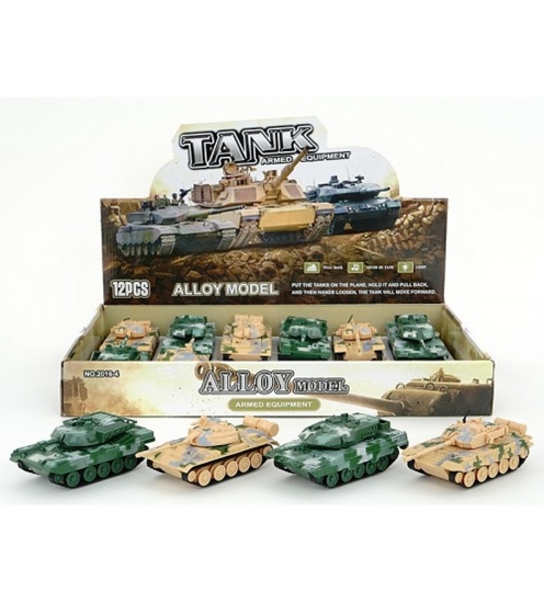 Picture of Tanks metāliskais ar skaņu un gaismu (inercija) dažādas 12 cm 518445