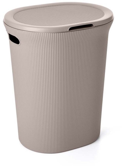 Picture of TATAY Laundry box Baobab 40L taupe sharp 8411801225608