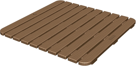 Picture of TATAY Shower tray 55x55cm/brown 1555300