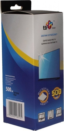 Picture of TB Print Clean Zestaw pyn do TV 500 ml + mikrofibra