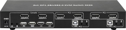 Изображение TECHLY 101928 2-port DisplayPort KVM