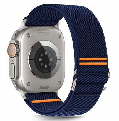 Изображение TECH-PROTECT NYLON SLIP APPLE WATCH 6 / 7 / 8 / 9 / 10 / SE / ULTRA 1 / 2 (44 / 45 / 46 / 49 MM) NAVY