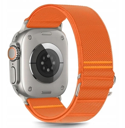 Изображение TECH-PROTECT NYLON SLIP APPLE WATCH 6 / 7 / 8 / 9 / 10 / SE / ULTRA 1 / 2 (44 / 45 / 46 / 49 MM) ORANGE