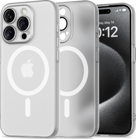 Picture of Tech-Protect TECH-PROTECT MAGSLIM MAGSAFE IPHONE 15 PRO MATTE/WHITE