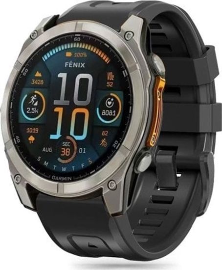 Picture of Tech-Protect Pasek Silicone Garmin Fenix 5 / 6 / 6 Pro / 7 / 8 (47 mm) czarny