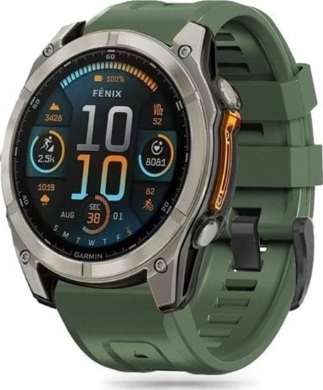 Изображение Tech-Protect TECH-PROTECT SILICONE GARMIN FENIX 5X / 5X PLUS / 6X / 6X PRO / 7X / 8 (51 MM) ARMY GREEN