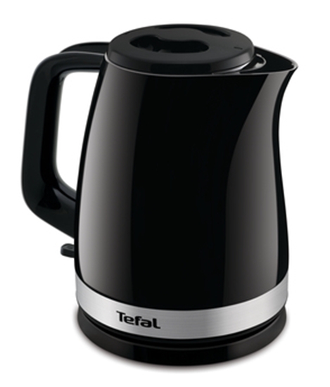 Picture of Tefal Delfini Vision KO150F30 electric kettle 1.5 L 2400 W Black, Stainless steel