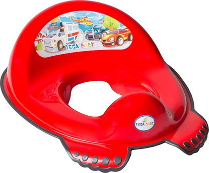 Picture of Tega Baby Nakadka sedesowa antypolizgowa Auta - czerwona (CS-002-121)