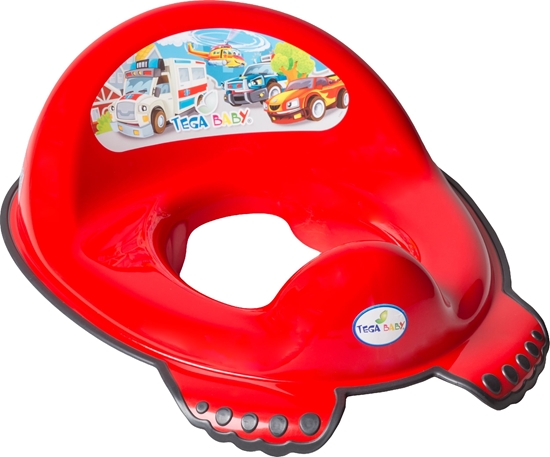 Picture of Tega Baby Nakadka sedesowa antypolizgowa Auta - czerwona (CS-002-121)