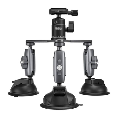 Изображение Telesin TELESIN Three-Arm Suction Mount - TE-TSB-001