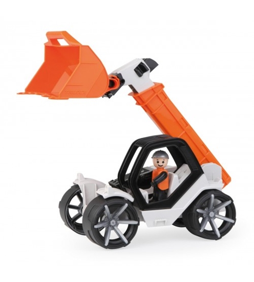 Picture of Teleskopiskais iekrāvējs ar cilvēciņu Truxx2 27 cm (ar gum. riteņiem, kastē) L04518