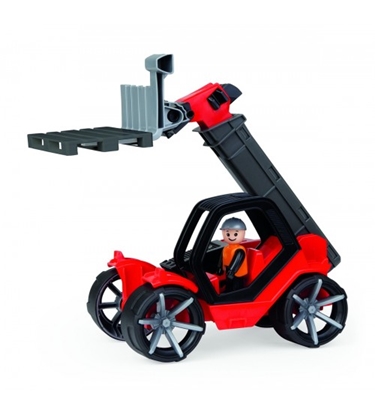 Attēls no Teleskopiskais iekrāvējs ar paleti ar cilvēciņu Truxx2 27 cm (ar gum. riteņiem, kastē) L04519