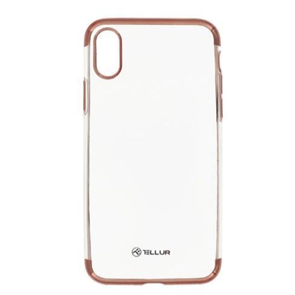 Picture of Tellur Apple Cover Silicone Electroplated for iPhone X/XS rose gold