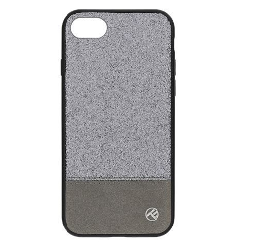 Picture of Tellur Apple Cover Synthetic Leather Glitter II for iPhone 8 silver