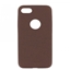 Изображение Tellur Apple Cover Slim Synthetic Leather for iPhone 8 brown