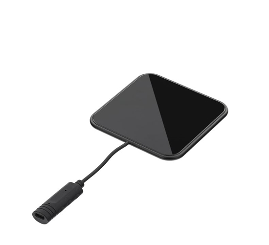 Picture of Tellur Qi Ultra-Slim Wireless Fast Charging Pad WCP03, 10W, Qi Certified, Tempered Glass Black