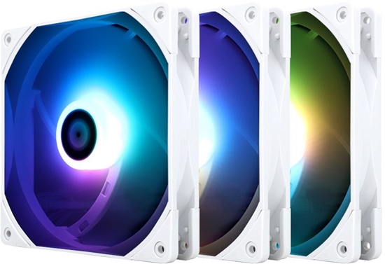 Изображение Thermalright TL-C14W-S X3 PWM ARGB Baltas 3vnt. (140mm) (Juodi) Ventiliatoriai