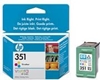 Picture of HP CB 337 EE ink cartridge color No. 351