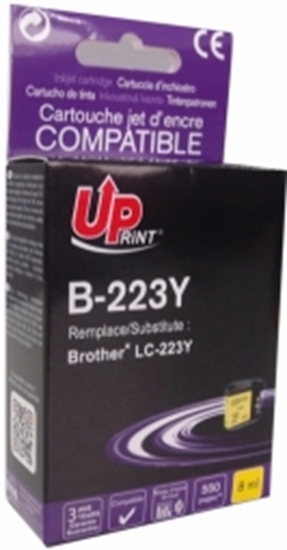 Изображение Tintes kārtridžs UPrint Brother B-223Y Yellow