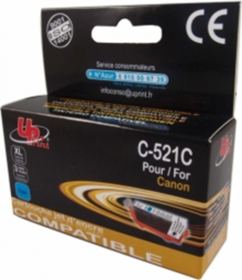 Picture of Tintes kārtridžs UPrint Canon CLI-521C Cyan