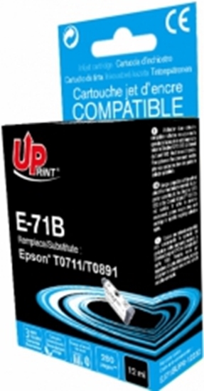 Picture of Tintes kārtridžs UPrint Epson T0711Bk Black