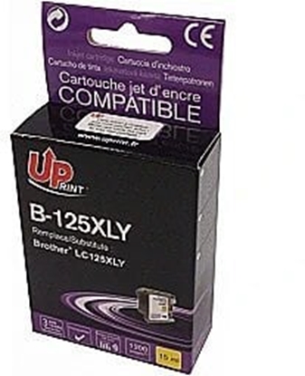 Attēls no Tintes krtrids UPrint Brother LC125XLY Yellow B-125XLY-UP