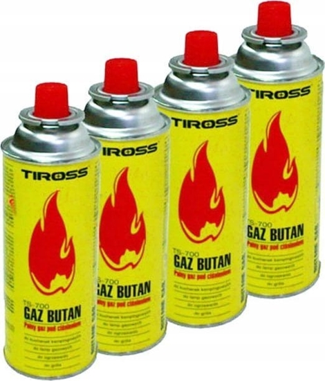Picture of Tiross 4 x Butlowy gaz w kartuszu 227g typu MSF-1a (TS-700-4)