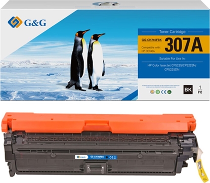 Picture of Toner G&G G&G kompatybilny toner z HP CE740A, NT-CH740FBK, HP 307A, black, 7000s