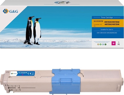 Attēls no Toner G&G G&G kompatybilny toner z OKI 44973534, NT-COC301FM, magenta, 1500s