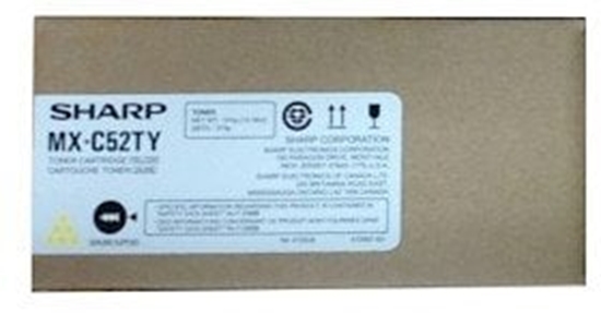 Picture of Toner Sharp Toner Sharp MXC52TB | 14 200 str. | yellow