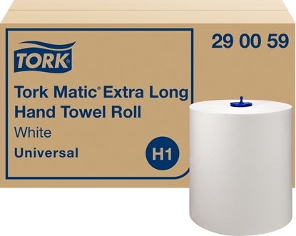 Picture of Tork Håndklædeark Matic H1 Universal 1-lag 290059 6rul - (6 ruller pr. karton)