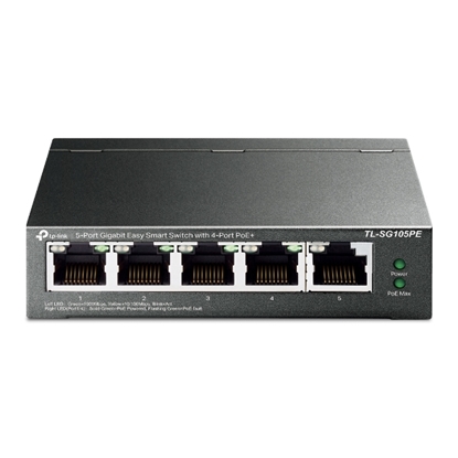 Изображение TP-LINK 5-Port Gigabit Easy Smart PoE Switch with 4-Port PoE+